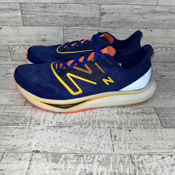 New Balance FuelCell Rebel V3 MFCXMN3 Blue Orange Running Shoes‎ Men Size 9.5D main image 8